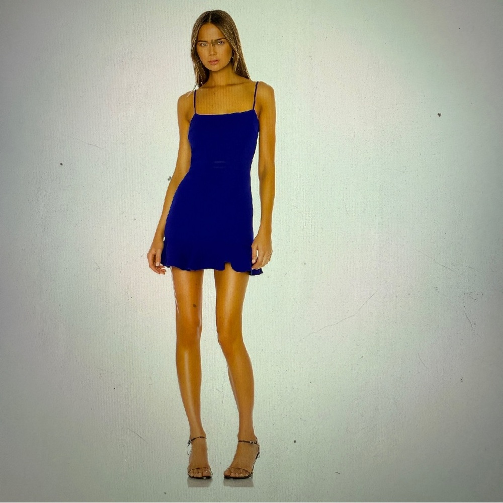 Lovers + Friends Teddy Mini Dress. Cobalt Blue. Size XS. Excellent condition.